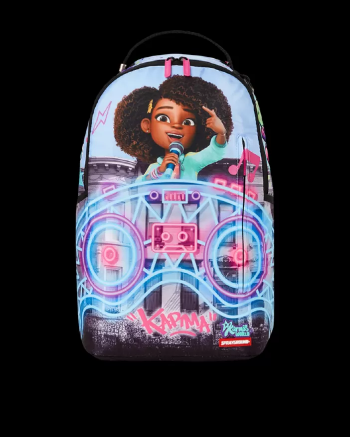 BACKPACKS*Sprayground KARMA'S WORLD TURN UP THE VOLUME BACKPACK