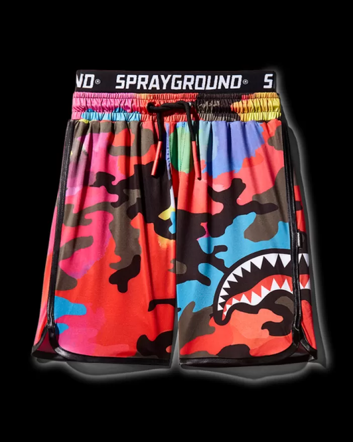 SWIMWEAR*Sprayground KIDS CAMOBURST SWIM TRUNKS