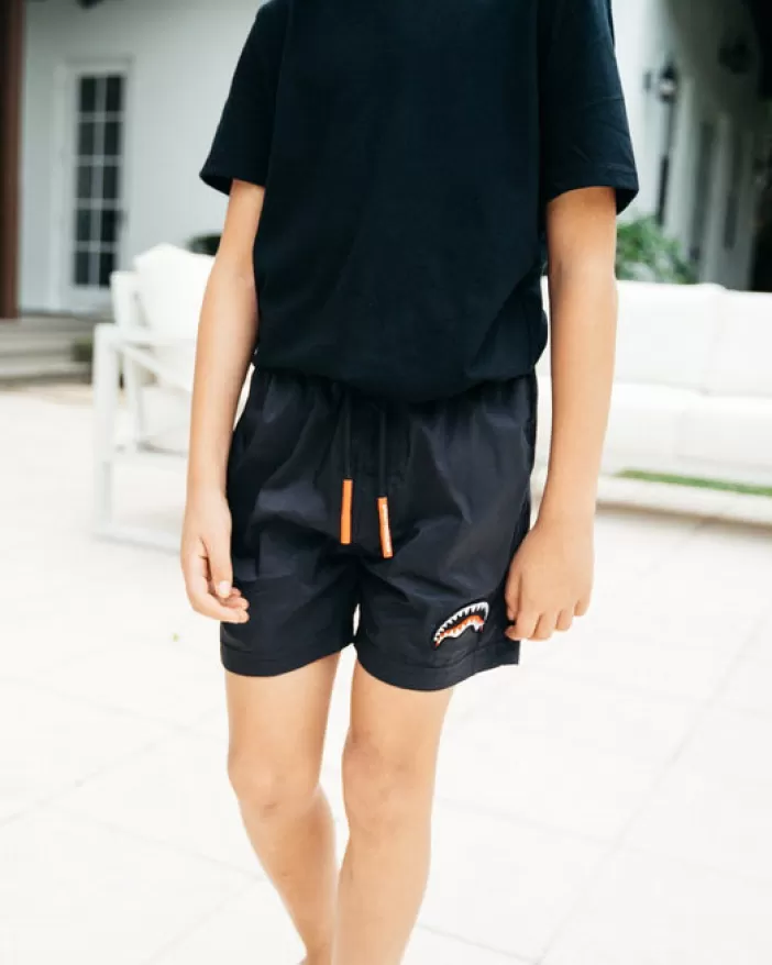 SWIMWEAR*Sprayground KIDS LIGHTS OUT SWIM TRUNKS