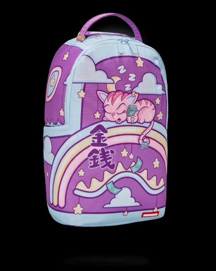 BACKPACKS*Sprayground KITTY MONEY NAPSACK u30b9u30d7u30ecu30fcu30b0u30e9u30a6u30f3u30c9 (DLXR)
