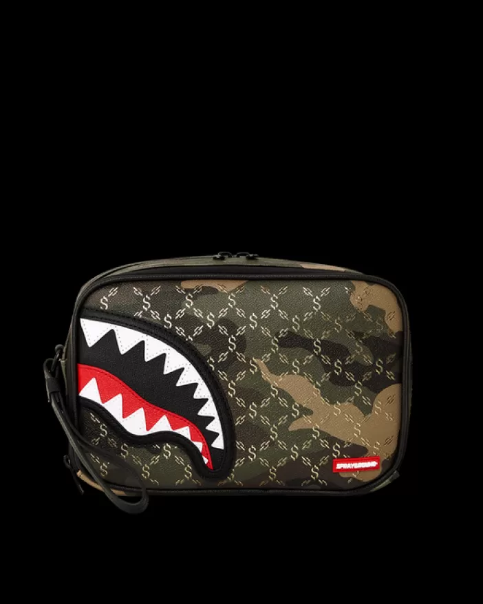 TOILETRIES AKA MONEY BAGS*Sprayground LASERS BLAZIN TOILETRY BRICKSIDE BAG