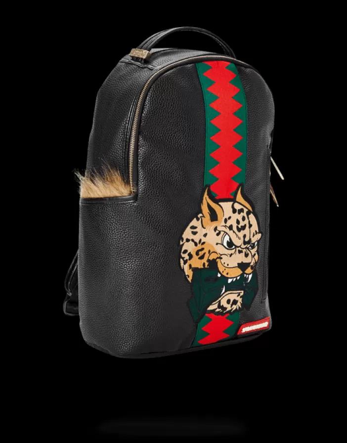 BACKPACKS*Sprayground LEOPARD FUR MONEY
