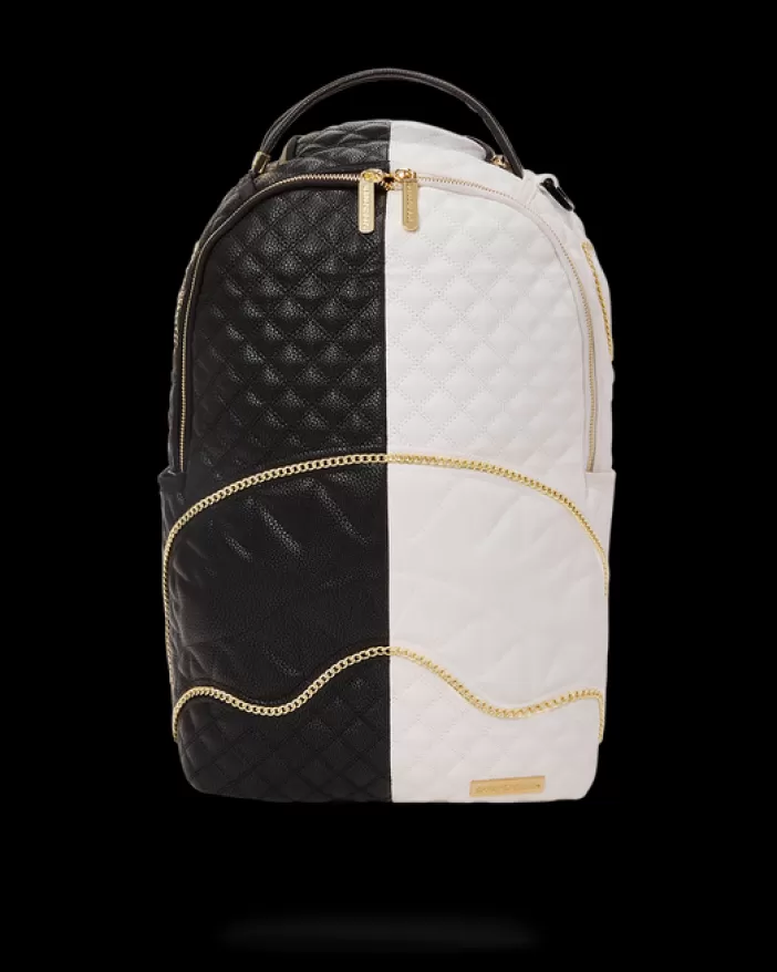 BACKPACKS*Sprayground LEVELED UP SPLIT QUILT SHARK BACKPACK (DLXV)