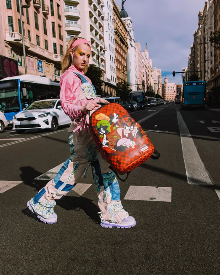 BACKPACKS*Sprayground LOONEY TUNES TAZ MARVIN BUST OUT BACKPACK (DLXV)