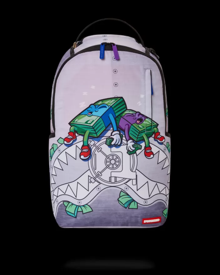 BACKPACKS*Sprayground MONEY BOYS I MAKE MONEY WHILE I SLEEP KNAPSACK (DLXR)