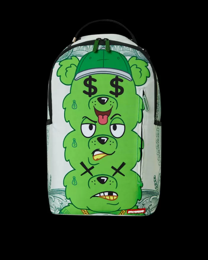 BACKPACKS*Sprayground MONEYBEAR SEEING TRIPLE BACKPACK