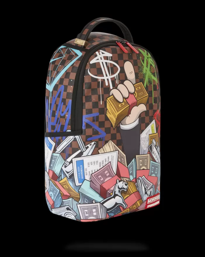 BACKPACKS*Sprayground MONOPOLY CAN NEVER BE TOO RICH (DLXV)