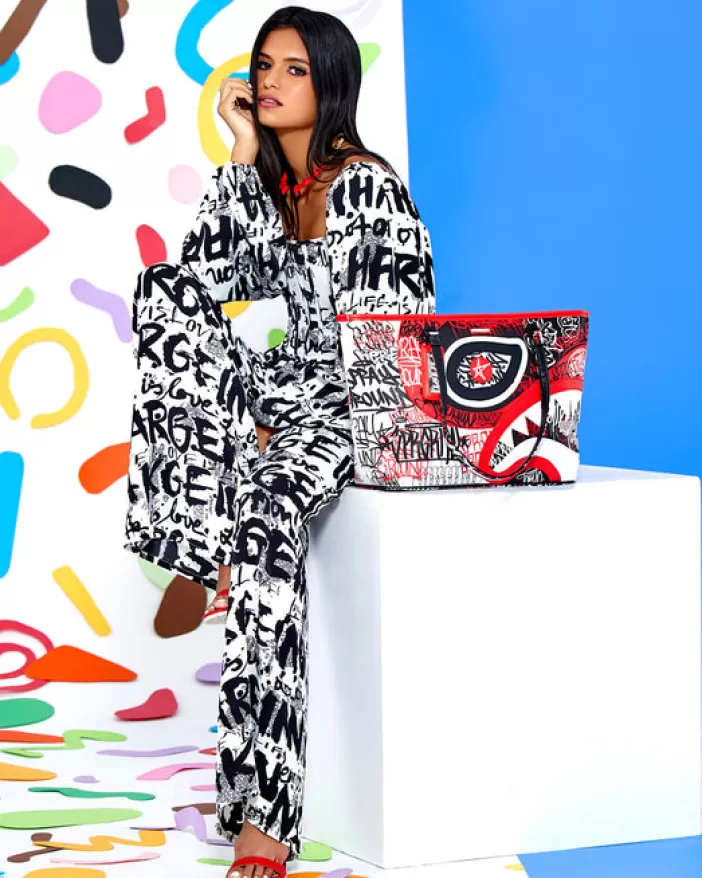 TOTES*Sprayground MYSTERIOUS MASTERMIND TOTE