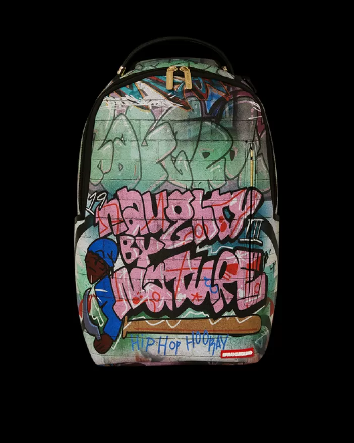 BACKPACKS*Sprayground NAUGHTY BY NATURE HIP HOP HOORAY 30TH ANNIVERSARY COLLAB BACKPACK