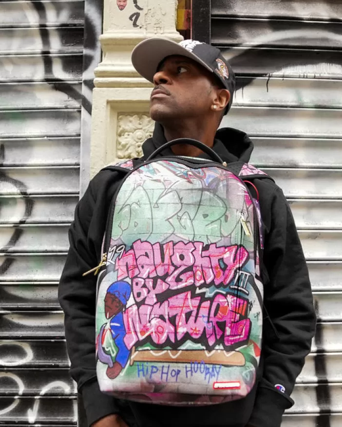 BACKPACKS*Sprayground NAUGHTY BY NATURE HIP HOP HOORAY 30TH ANNIVERSARY COLLAB BACKPACK