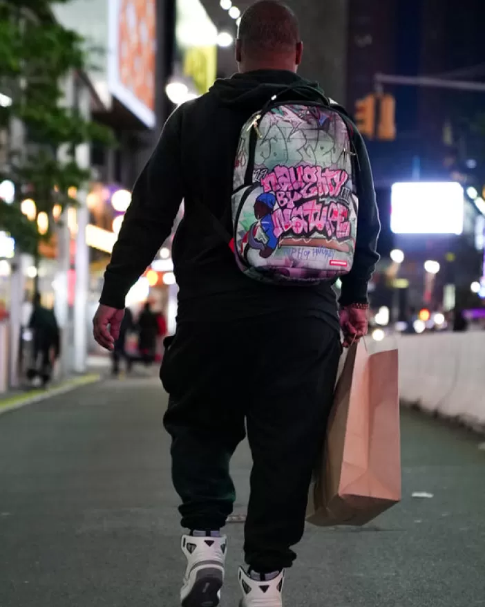 BACKPACKS*Sprayground NAUGHTY BY NATURE HIP HOP HOORAY 30TH ANNIVERSARY COLLAB BACKPACK