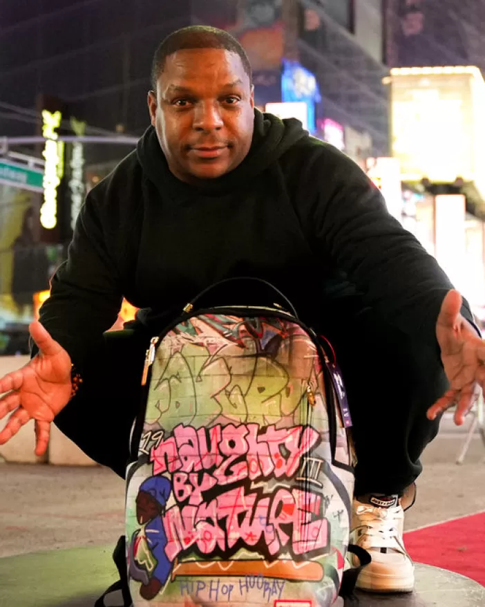 BACKPACKS*Sprayground NAUGHTY BY NATURE HIP HOP HOORAY 30TH ANNIVERSARY COLLAB BACKPACK