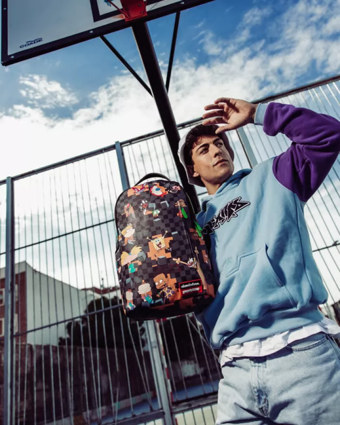 BACKPACKS*Sprayground NICKELODEON CHECKBREAK BACKPACK (DLXV)