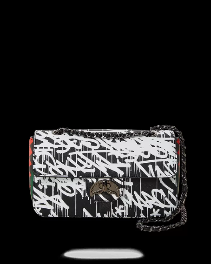 HANDBAGS*Sprayground NIGHT NIGHT SHARKCHAIN HANDBAG