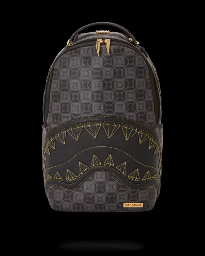 BACKPACKS*Sprayground OBSIDIAN STUNNER A.i.6 SANDFLOWER COLLAB BACKPACK (DLXV)