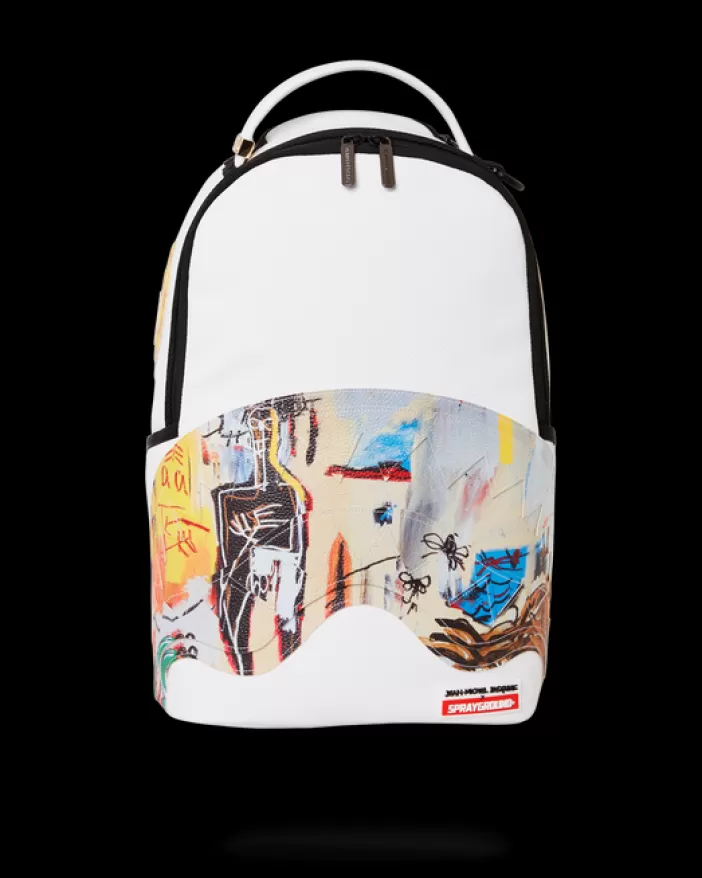 BACKPACKS*Sprayground OFFICIAL BASQUIAT ACQUE PERICOLOSE 1981 BACKPACK (DLXV)