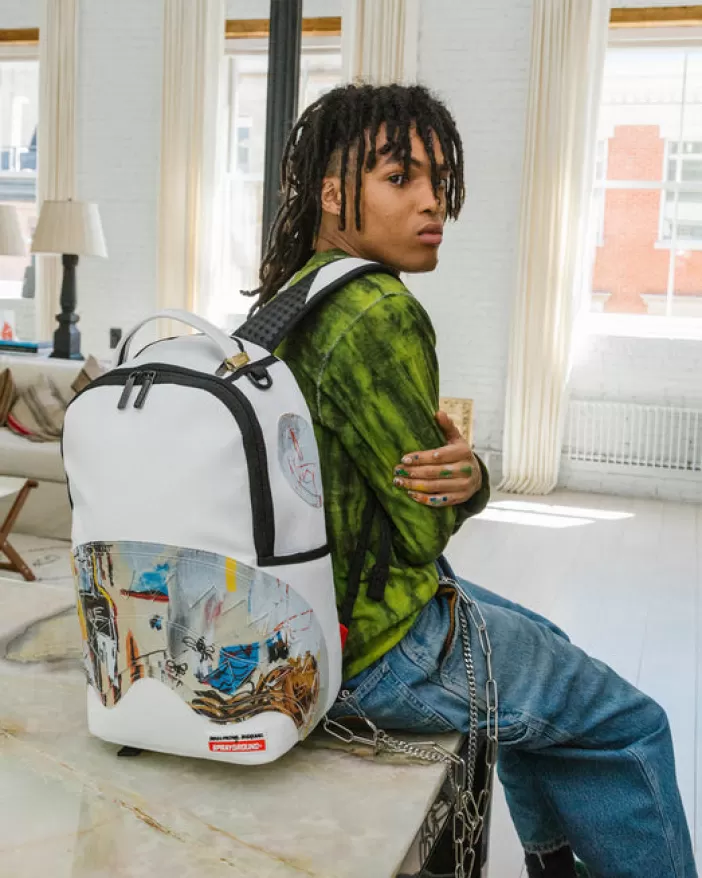 BACKPACKS*Sprayground OFFICIAL BASQUIAT ACQUE PERICOLOSE 1981 BACKPACK (DLXV)