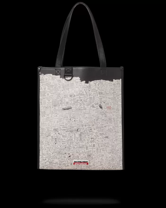 TOTES*Sprayground OFFICIAL BASQUIAT PEGASUS 1987 LOFT TOTE