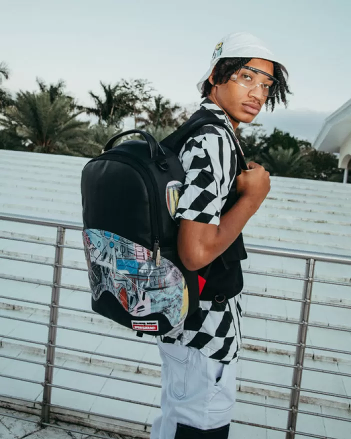BACKPACKS*Sprayground OFFICIAL BASQUIAT UNTITLED 1982 BACKPACK (DLXV)