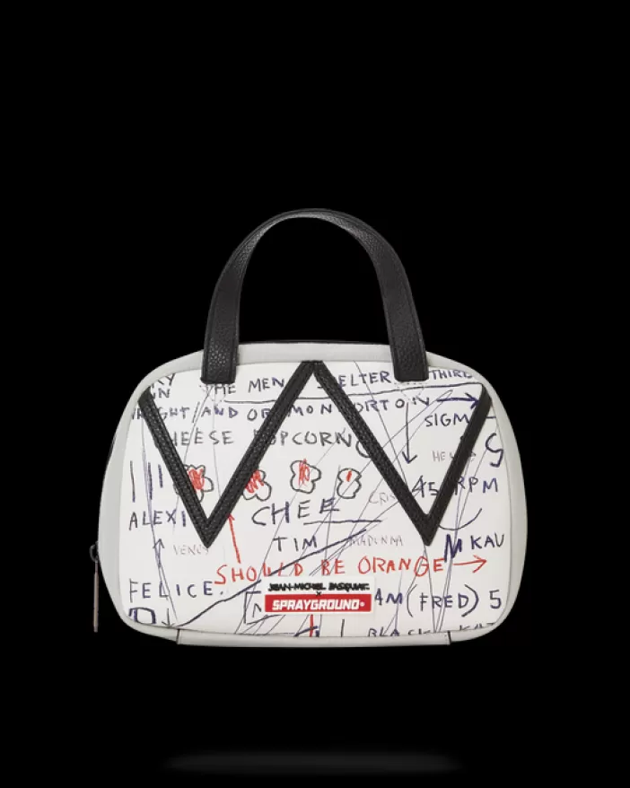HANDBAGS*Sprayground OFFICIAL BASQUIAT UNTITLED (CHEESE POPCORN) 1983 HANDBAG