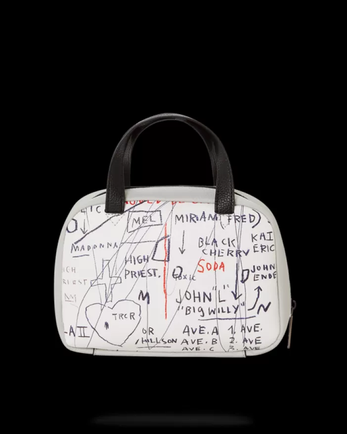 HANDBAGS*Sprayground OFFICIAL BASQUIAT UNTITLED (CHEESE POPCORN) 1983 HANDBAG