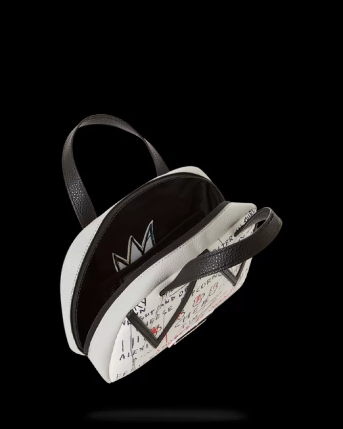 HANDBAGS*Sprayground OFFICIAL BASQUIAT UNTITLED (CHEESE POPCORN) 1983 HANDBAG