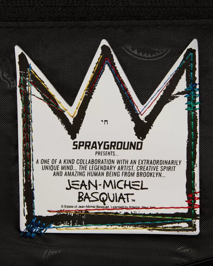 HANDBAGS*Sprayground OFFICIAL BASQUIAT UNTITLED (CHEESE POPCORN) 1983 HANDBAG