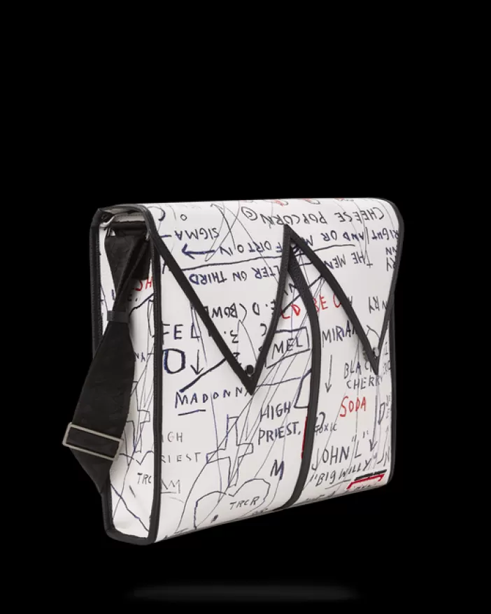 SLINGS | CROSSBODYS*Sprayground OFFICIAL BASQUIAT UNTITLED (CHEESE POPCORN) 1983 SLING MESSENGER