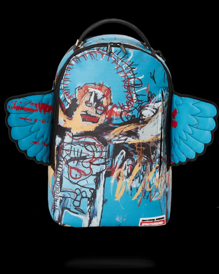 BACKPACKS*Sprayground OFFICIAL BASQUIAT UNTITLED (FALLEN ANGEL) 1981 WING BACKPACK (DLXV)