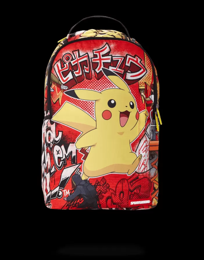 BACKPACKS*Sprayground PIKACHU ON THE RUN