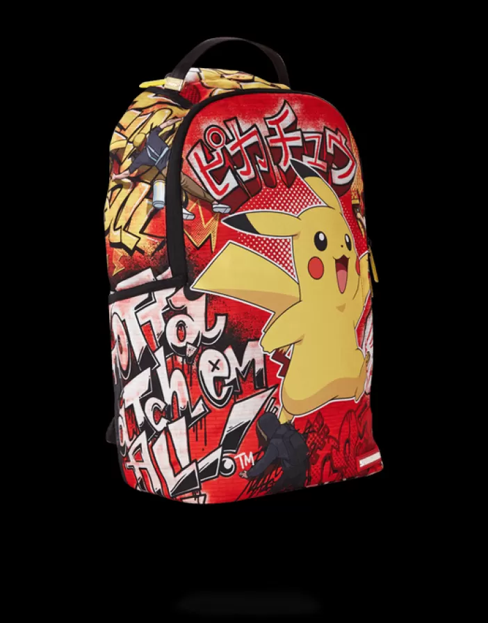 BACKPACKS*Sprayground PIKACHU ON THE RUN