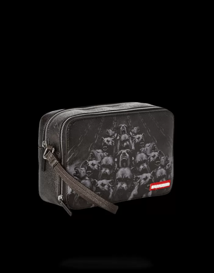 TOILETRIES AKA MONEY BAGS*Sprayground PITBULLS TOILETRY AKA MONEY BAG