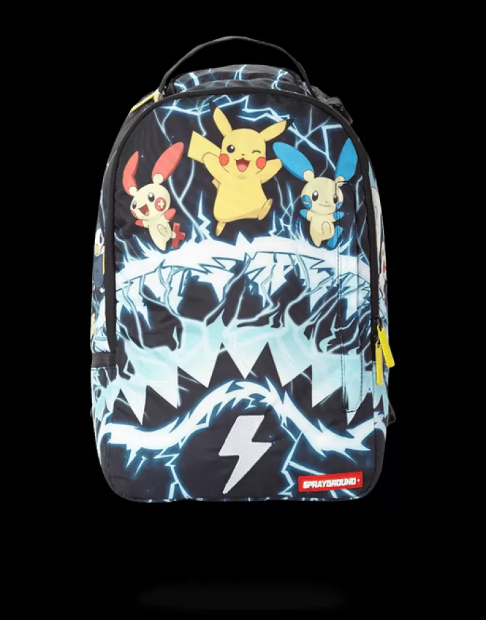 BACKPACKS*Sprayground POKEMON PIKACHU ELECTRIC SHARK
