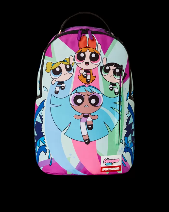 BACKPACKS*Sprayground POWER PUFF GIRLS MONSTER SHARK BACKPACK