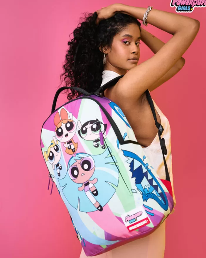 BACKPACKS*Sprayground POWER PUFF GIRLS MONSTER SHARK BACKPACK