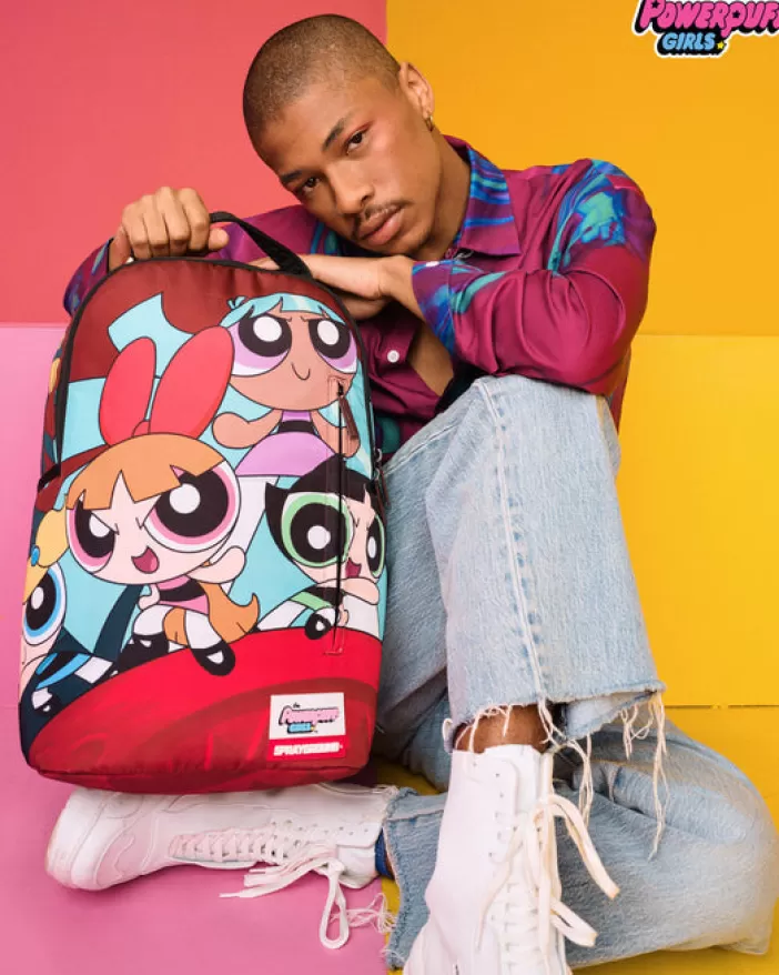 BACKPACKS*Sprayground POWERPUFF GIRLS NEVER BACK DOWN BACKPACK