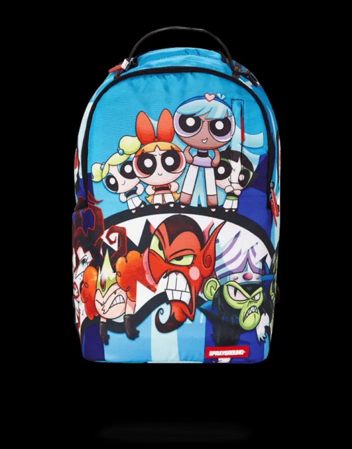 BACKPACKS*Sprayground POWERPUFF GIRLS SHARK