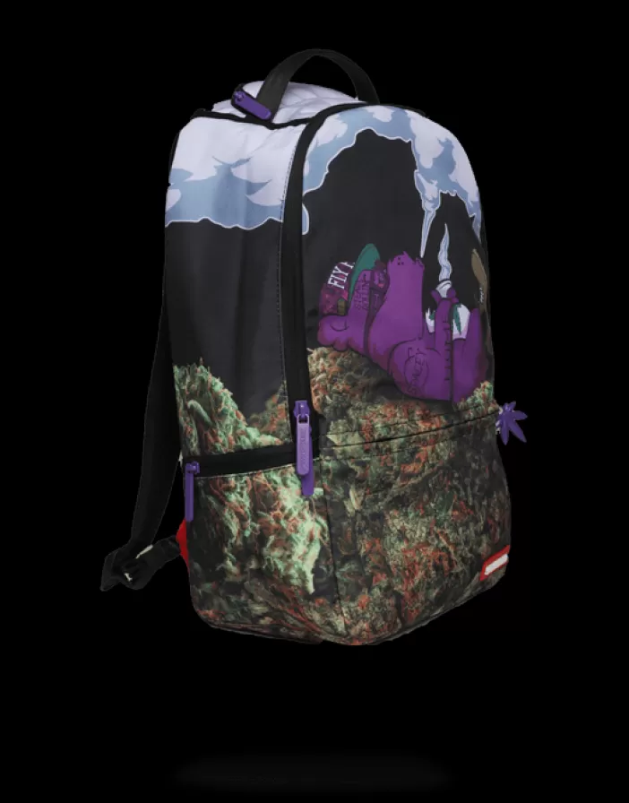 BACKPACKS*Sprayground PURPLE HAZE GANJA BEAR