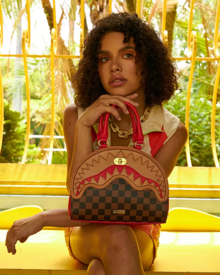 HANDBAGS*Sprayground RACEWAY HENNY SHARK HANDBAG