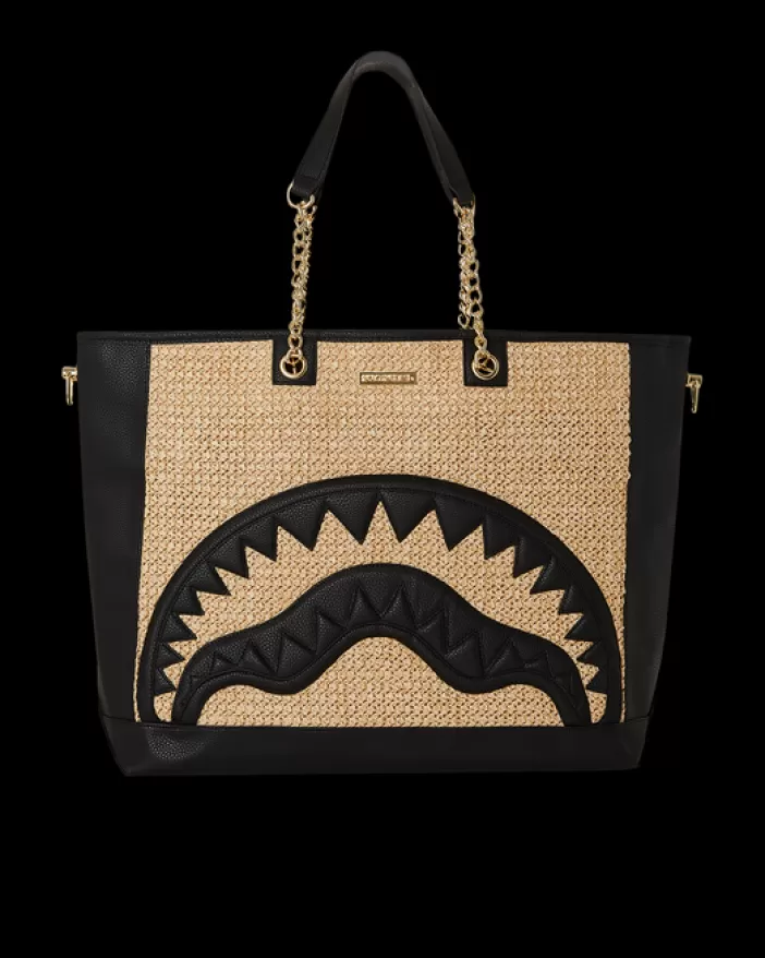 TOTES | HANDBAGS*Sprayground RAFFIA PALM TOTE