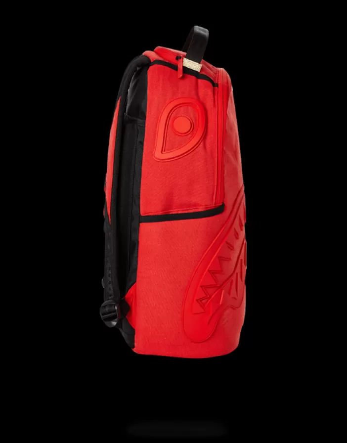 BACKPACKS*Sprayground RED GHOST RUBBER SHARK