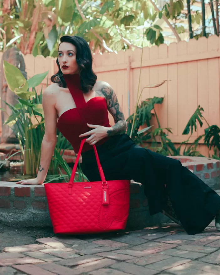 TOTES | HANDBAGS*Sprayground RED RIVIERA TOTE