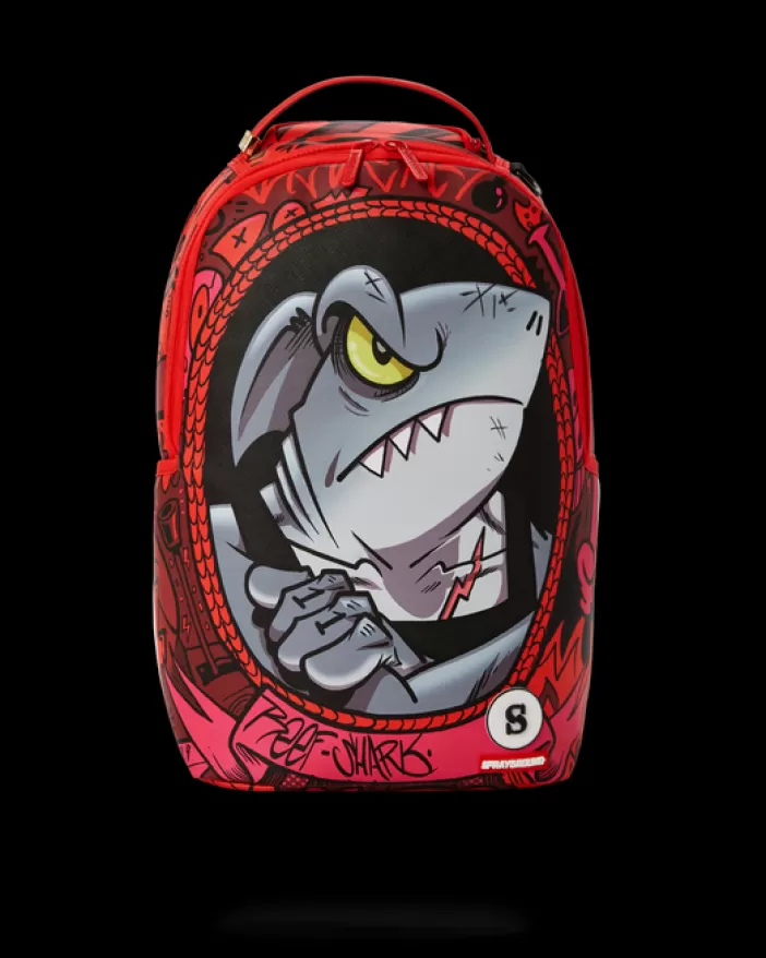 BACKPACKS*Sprayground REEF SHARK BACKPACK (SHAREEF O'NEAL COLLAB)