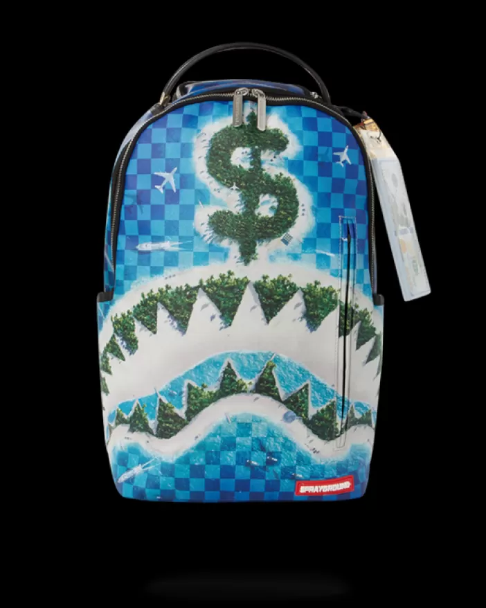 BACKPACKS*Sprayground REPUBLIC OF SHARK ISLAND BACKPACK