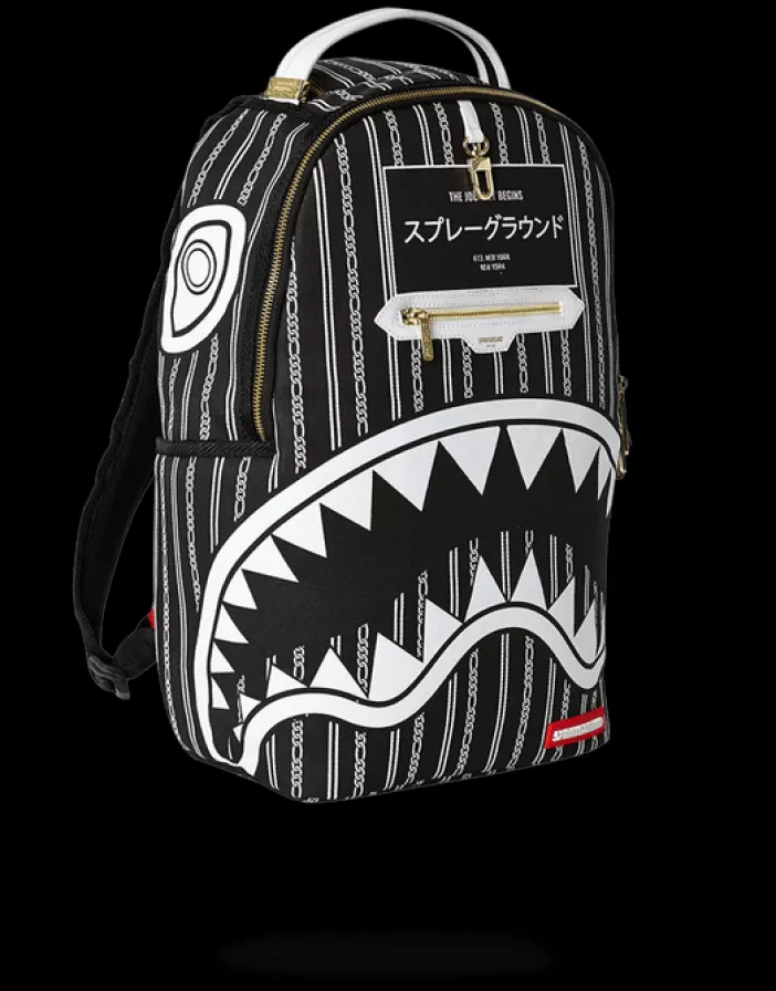 BACKPACKS*Sprayground REVERSE SHARKS IN PARIS (BLACK)