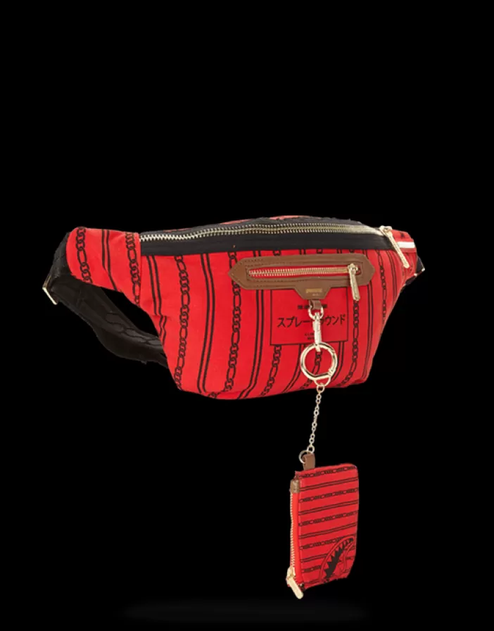 CROSSBODYS*Sprayground REVERSE SHARKS IN PARIS CROSSBODY (RED)