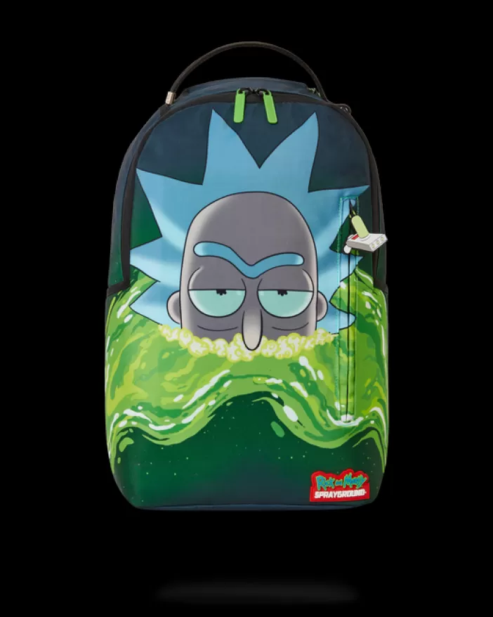 BACKPACKS*Sprayground RICK AND MORTY PORTAL SHARK (DLXR)