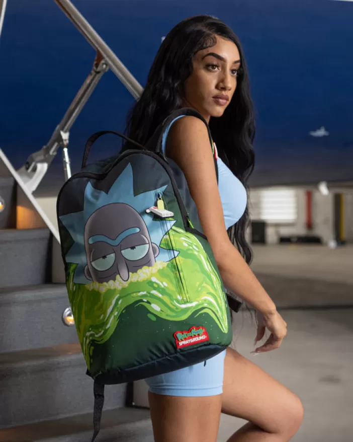 BACKPACKS*Sprayground RICK AND MORTY PORTAL SHARK (DLXR)