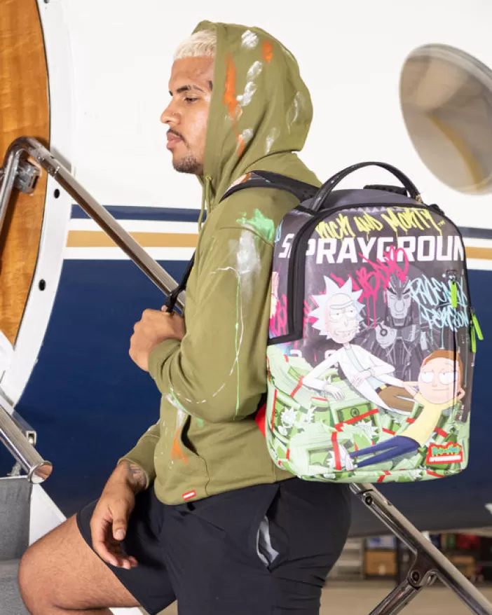 BACKPACKS*Sprayground RICK AND MORTY THE GOOD LIFE (DLXR)