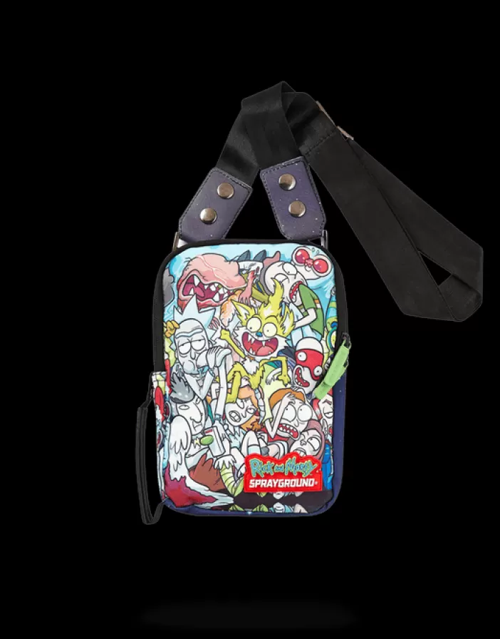 SLINGS | CROSSBODYS*Sprayground RICK u0026 MORTY CRAMMED SLING